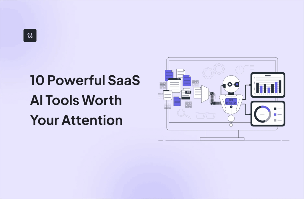 10 SaaS AI tools banner image