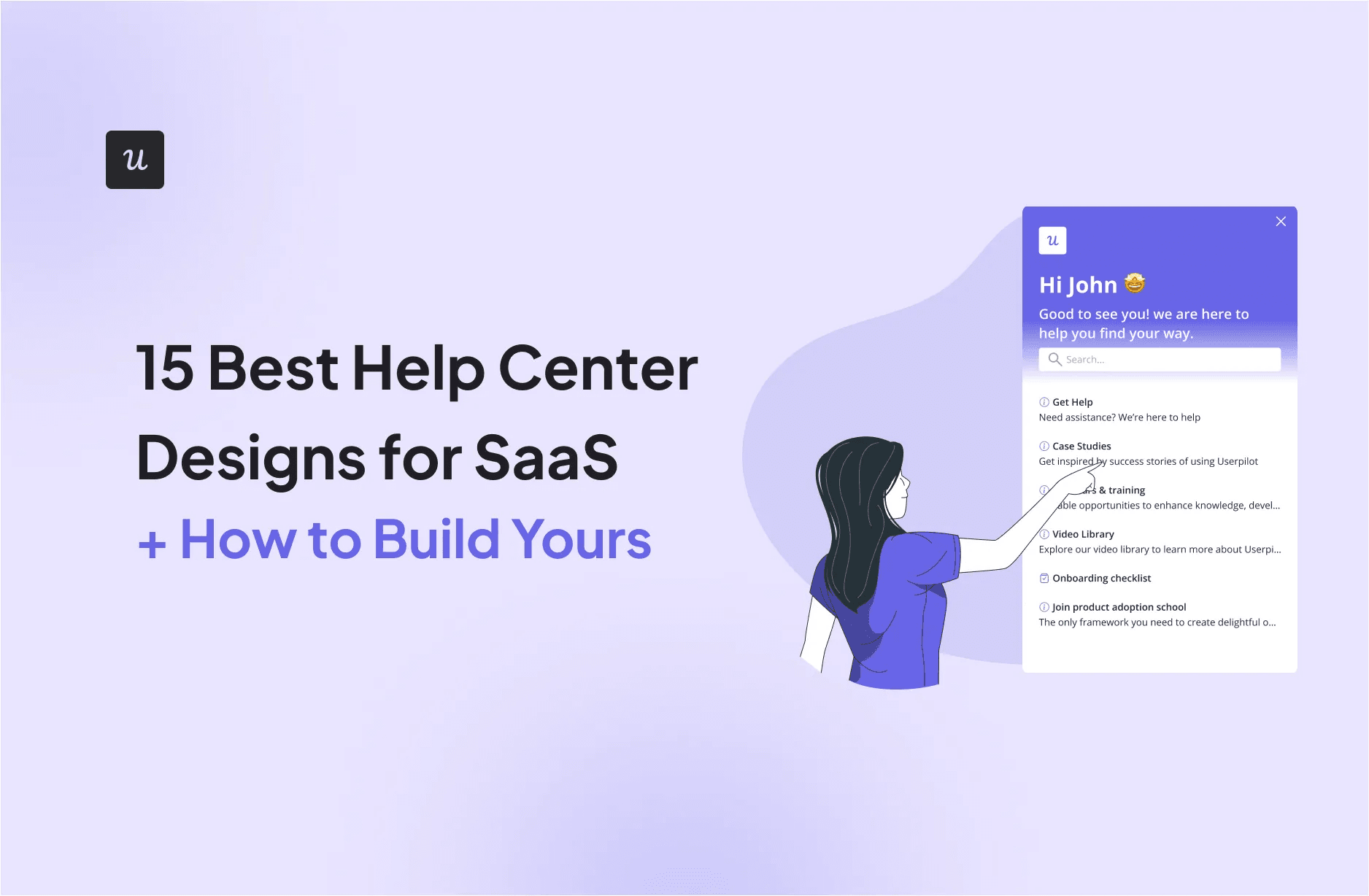 15 best help center designs for SaaS banner image