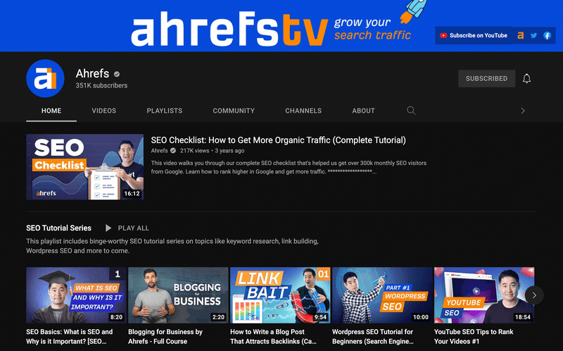 Ahrefs-content-diversification-to-drive-retention
