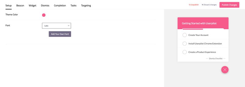 userpilot create checklist