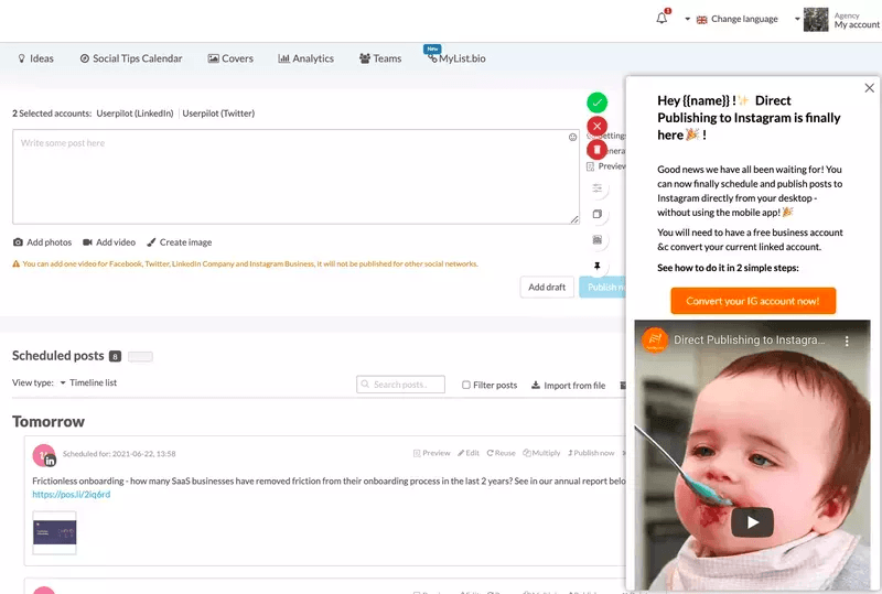 Postfity’s new feature announcement
