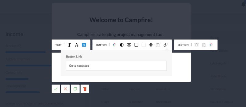 Userpilot button CTA