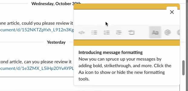 Animation of Slack onboarding.
