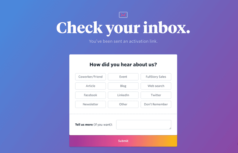 User Onboarding Experience_Full Story
