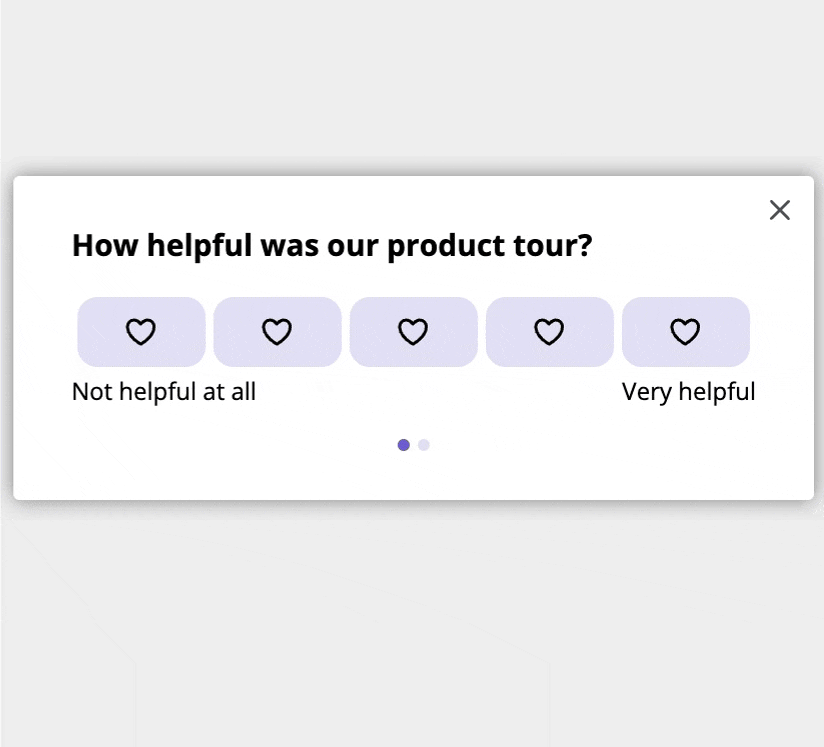 User survey in Userpilot