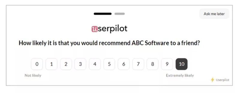 Userpilot-NPS-survey