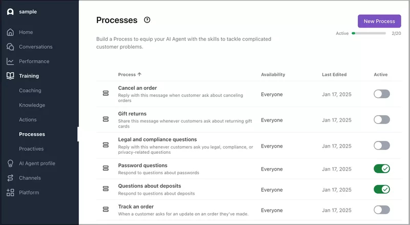 ai customer support ada cx.