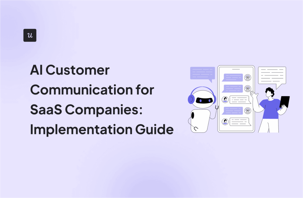 AI Customer Communication for SaaS Companies: Implementation Guide cover