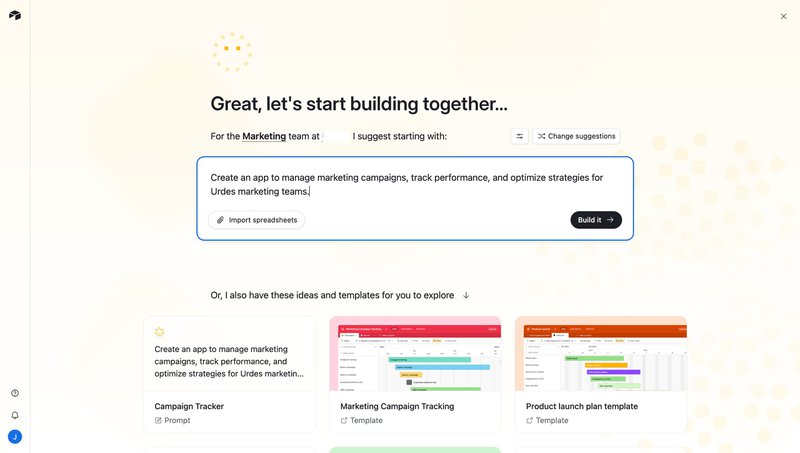 Airtable’s onboarding experience