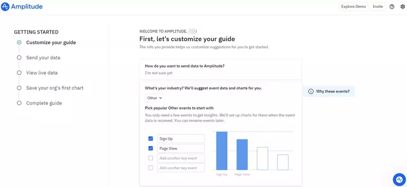 Get started with Amplitude