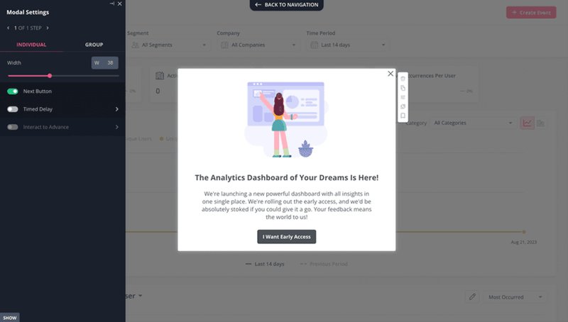 Screenshot of Userpilot