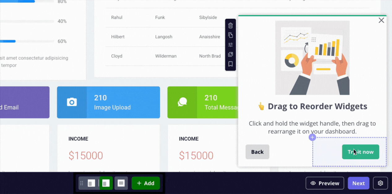  Userpilot adding rich content to interactive product demo inside app