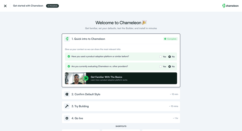 Chameleon ui example
