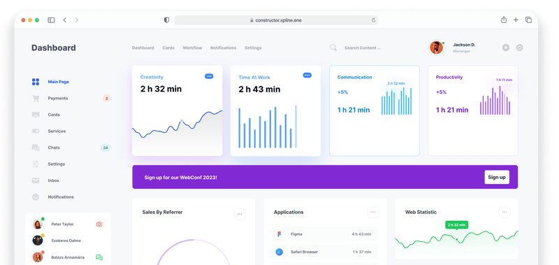 Whatfix alternatives: Chameleon dashboard