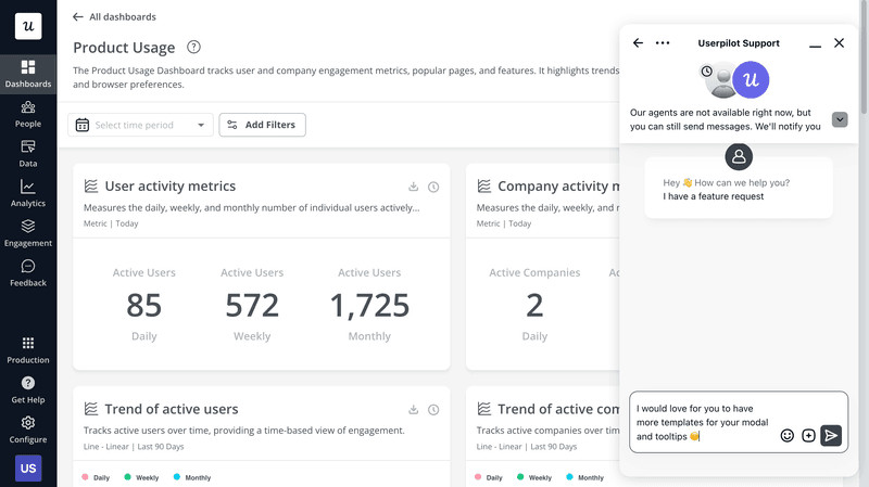 Collect customer feedback by analyzing their interactions with customer support
