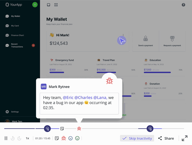 userpilot session replays