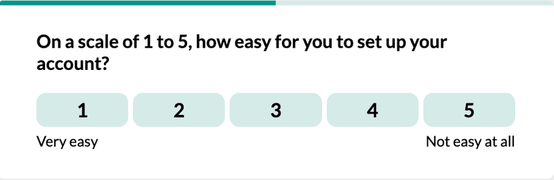 Rating scale questions