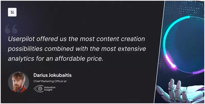Userpilot-testimonial-from-Darius-Jokubaitis