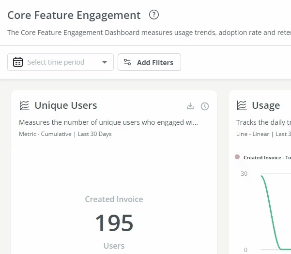 userpilot features filter