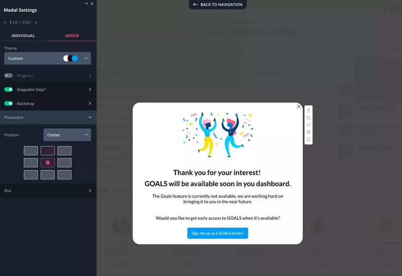 Screenshot of Userpilot