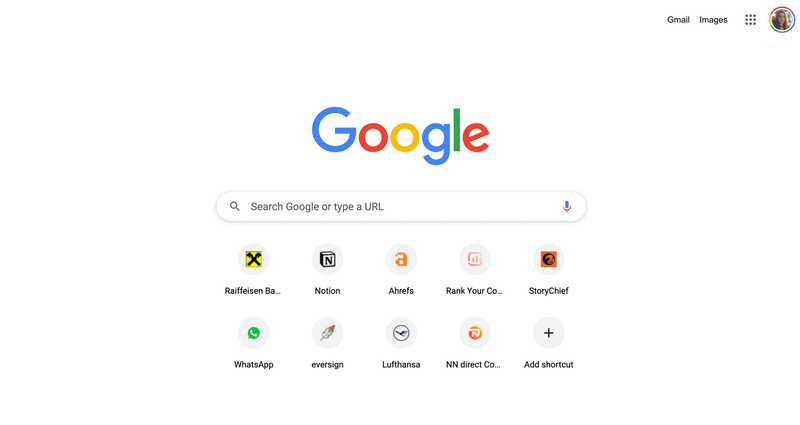 Google has offered the same UI since 1998 and it is still great.