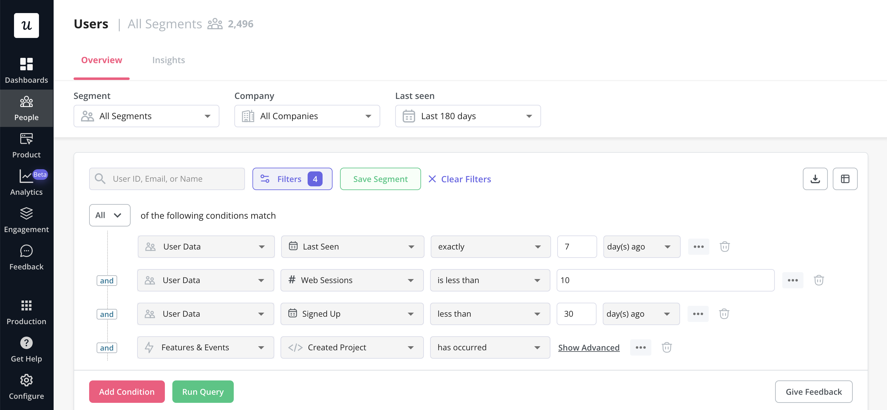 dormant users segmentation