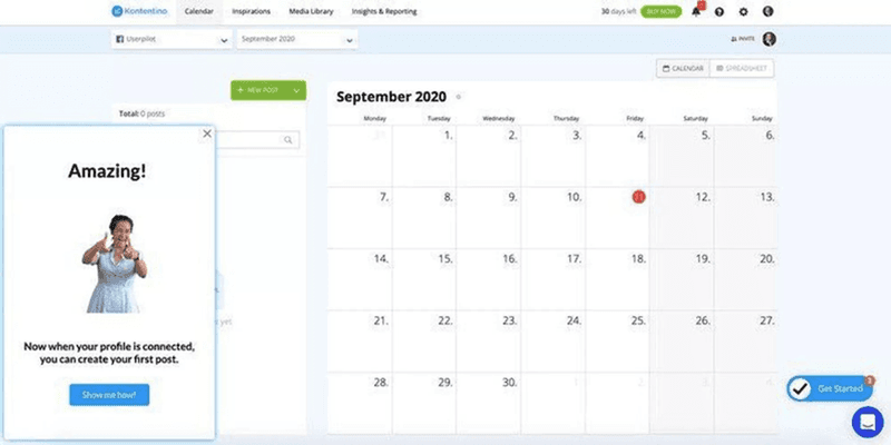 kontentino celebration message