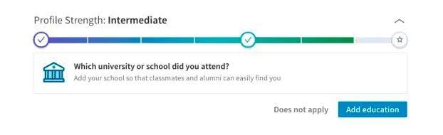 A leveling up onboarding gamification on LinkedIn