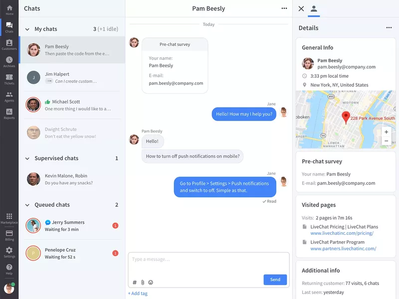 livechat user onboarding tools