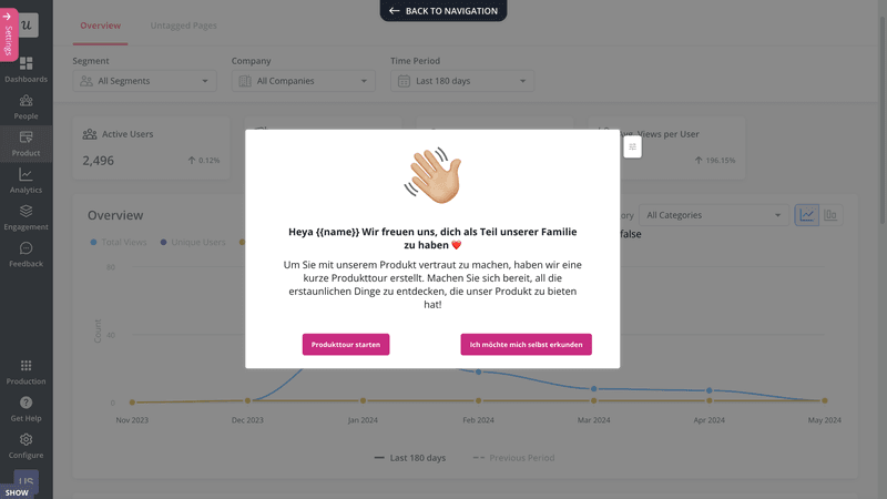Userpilot localization in action