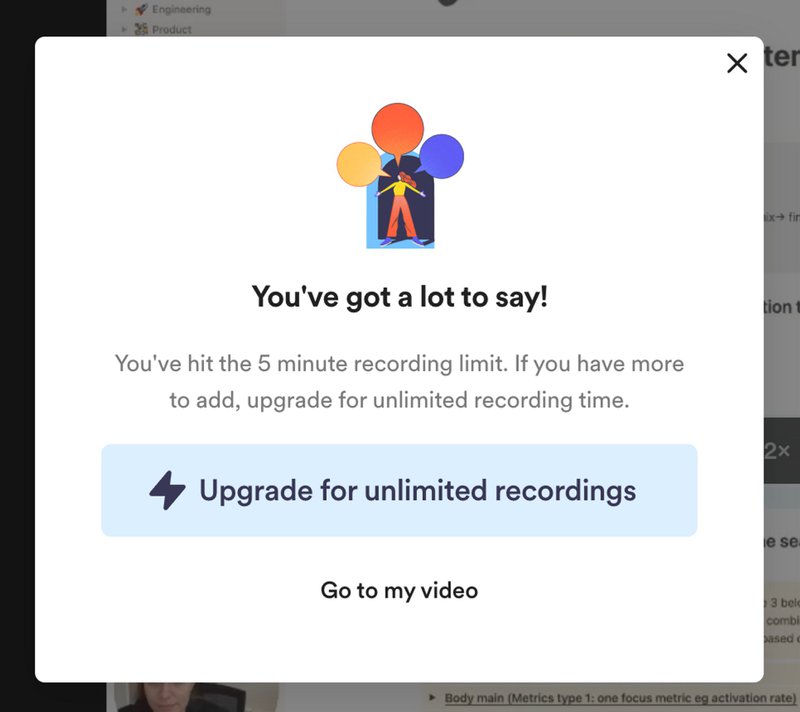 Visual of upsell graphic
