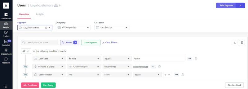 userpilot segmentation - what is user testing