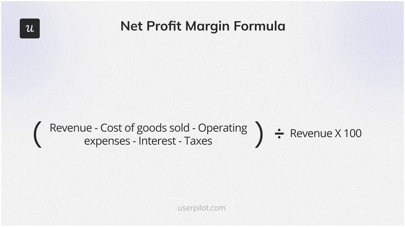 company activity metrics - net profit margin