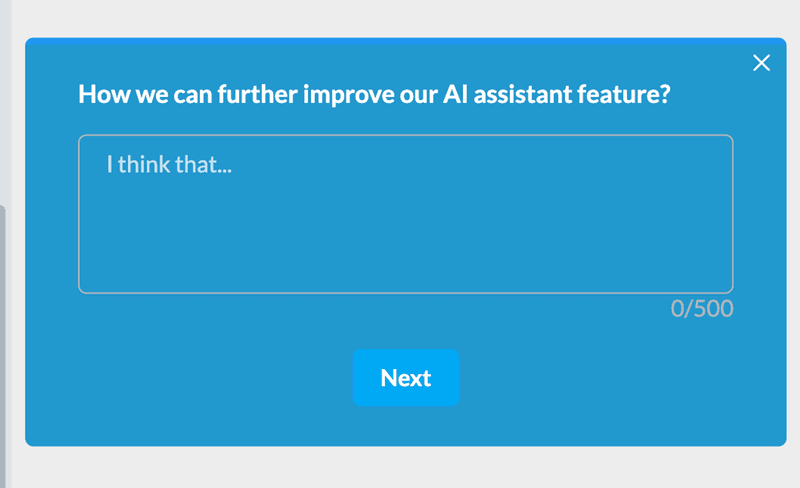 New-feature-feedback-micro-survey-templates