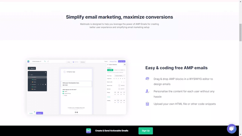 Use notification banner to capture leads