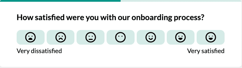  Userpilot in-app survey question asking for onboarding tour feedback