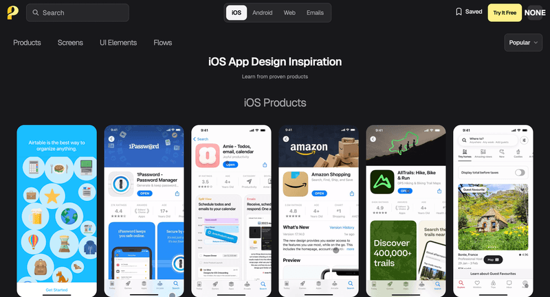 pageflows ui example source