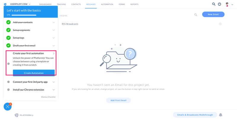 platformly onboarding checklist