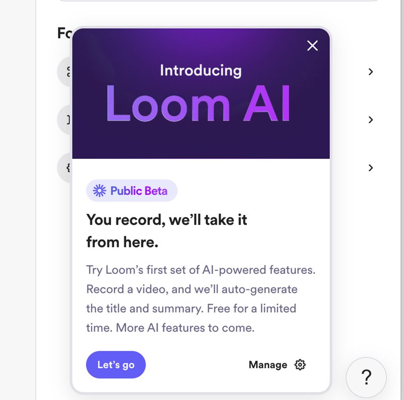 An example of how Loom uses reverse trials