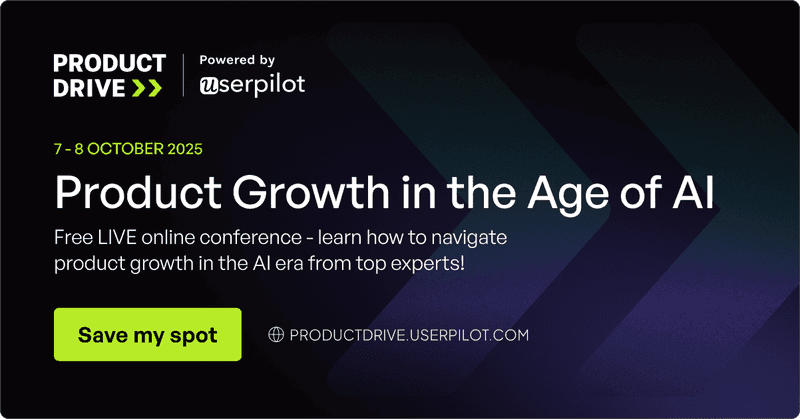 Join Product Drive on October 7-8, 2025.