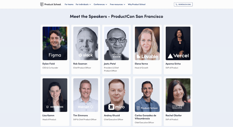 productcon speakers.