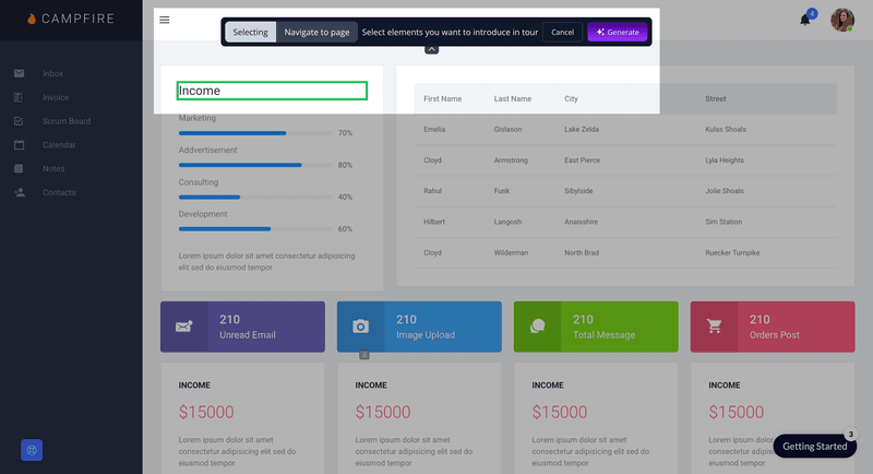 productfruit product tour software