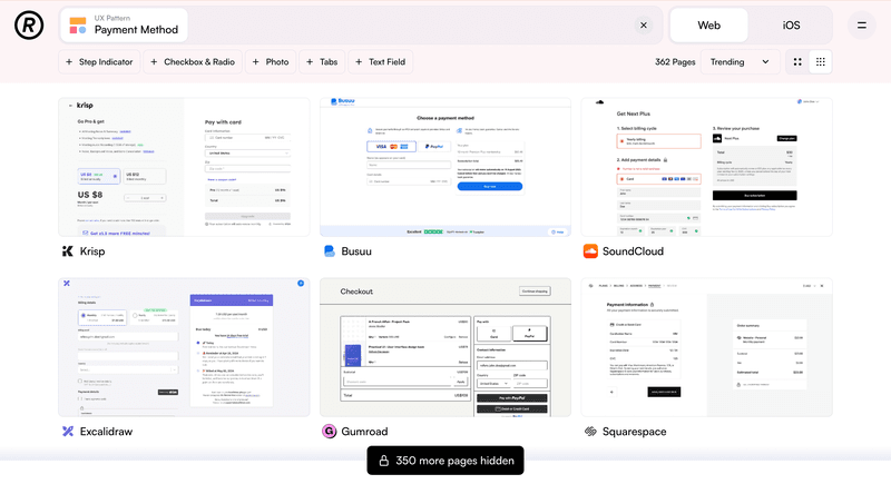 refero ui example source