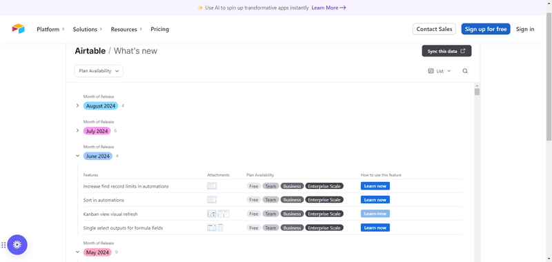new feature announcement release notes