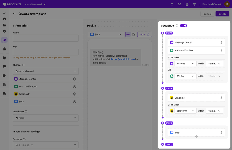 sendbird user onboarding tools