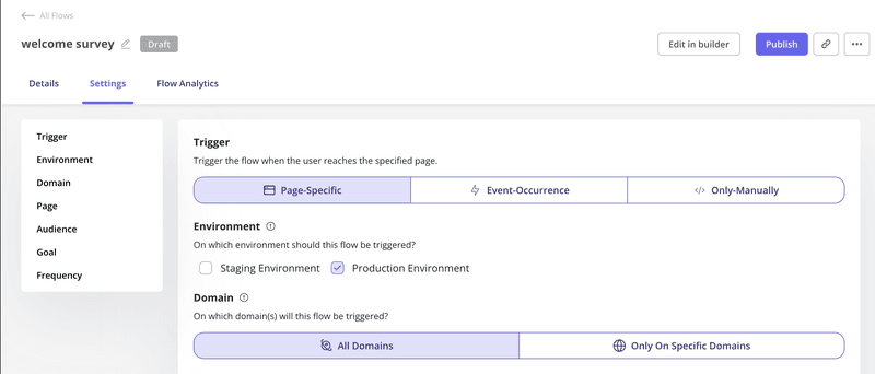 staging environment userpilot vs pendo