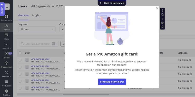 Test-tailored nudges for different customer segments.