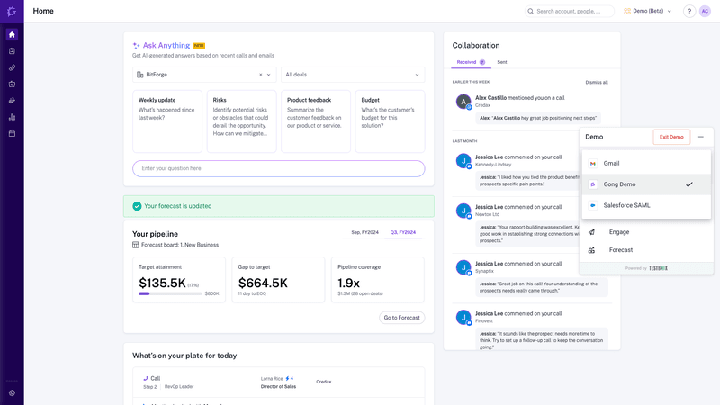 Interactive product demo tool: Testbox
