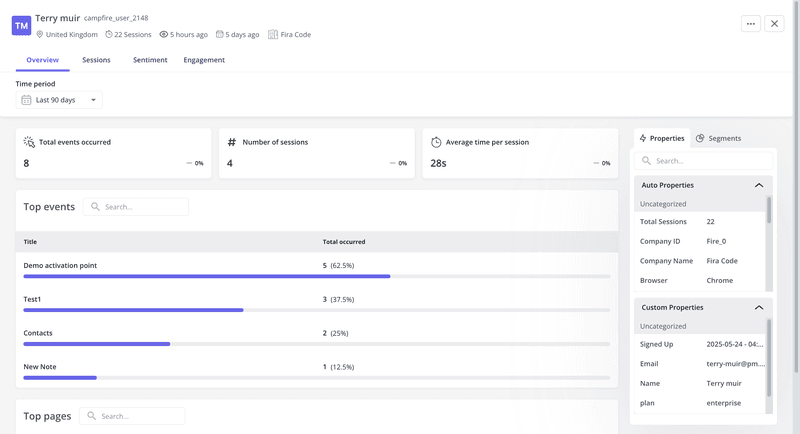 userpilot user profile