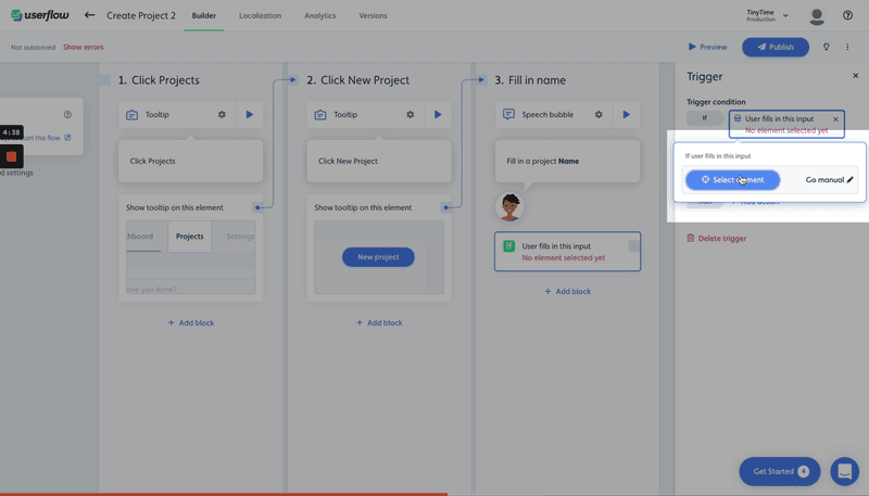userflow product tour software